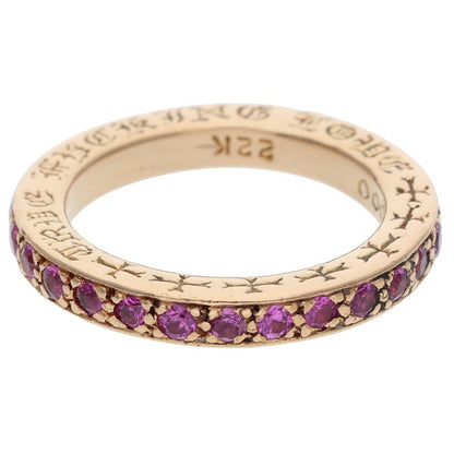 Chrome Hearts 22K TFL Pave Pink Sapphire Gold Size ONE SIZE