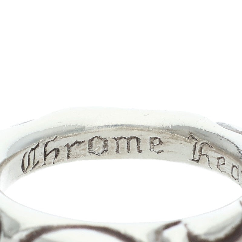 Chrome Hearts SCRL BAND Ring Silver (Silver 10.46g)
