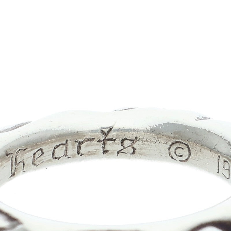 Chrome Hearts SCRL BAND Ring Silver (Silver 10.46g)