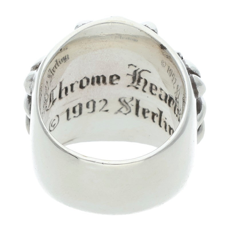 Chrome Hearts Keeper Sterling Silver Ring Size ONE SIZE