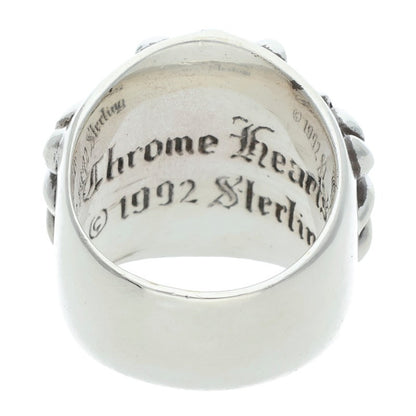 Chrome Hearts Keeper Sterling Silver Ring Size ONE SIZE