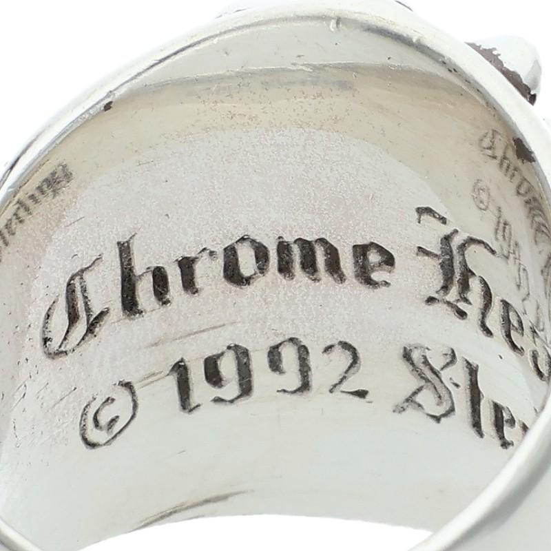 Chrome Hearts Keeper Sterling Silver Ring Size ONE SIZE