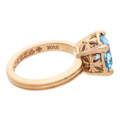 Chrome Hearts 22K Butterfly Cocktail Gold Ring Size ONE SIZE