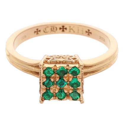 Chrome Hearts 22K Cocktail Wrap Pave Emerald Size ONE SIZE