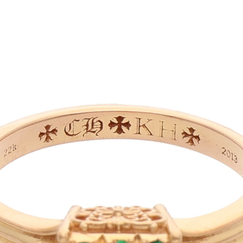 Chrome Hearts 22K Cocktail Wrap Pave Emerald Size ONE SIZE