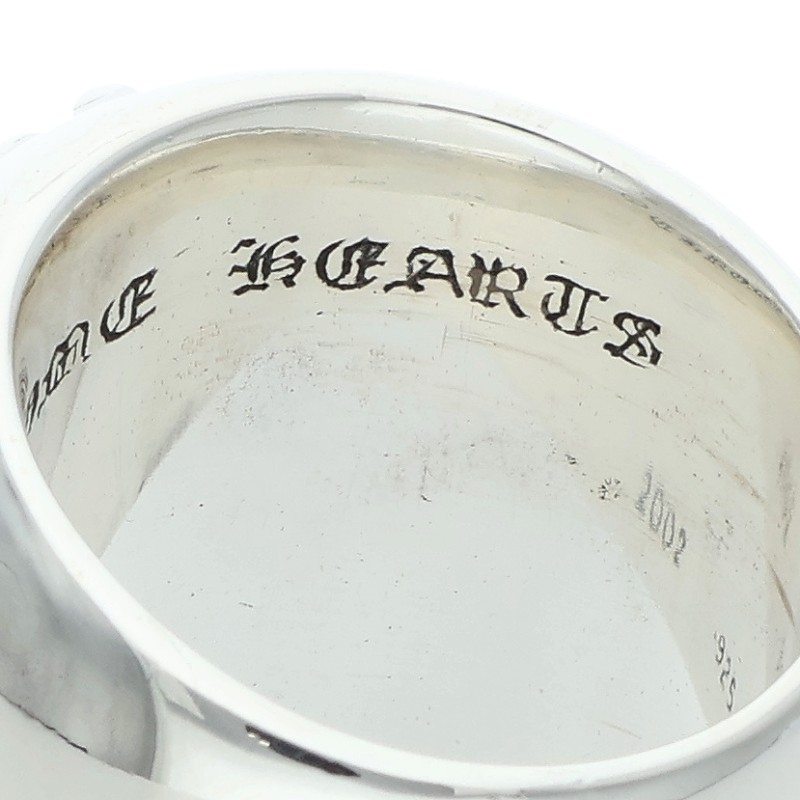 Chrome Hearts Classic Oval Cross Silver Ring Size ONE SIZE
