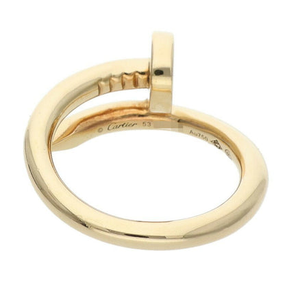 Cartier JUSTE UN CLOU K18YG Gold Ring Size ONE SIZE