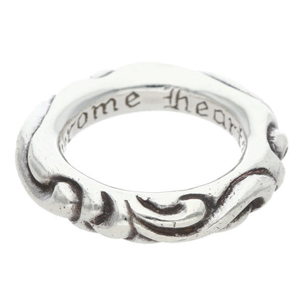 Chrome Hearts SCRL BAND Ring Silver (Silver 9.62g)