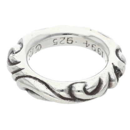 Chrome Hearts SCRL BAND Ring Silver (Silver 9.62g)