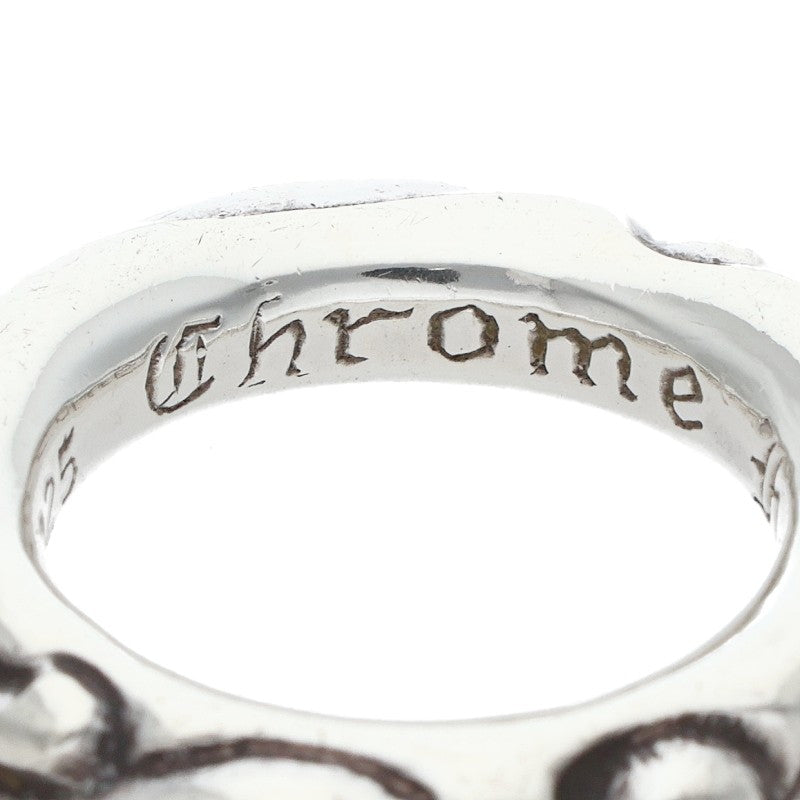 Chrome Hearts SCRL BAND Ring Silver (Silver 9.62g)