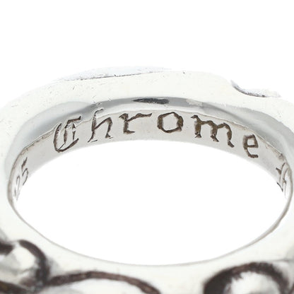 Chrome Hearts SCRL BAND Ring Silver (Silver 9.62g)