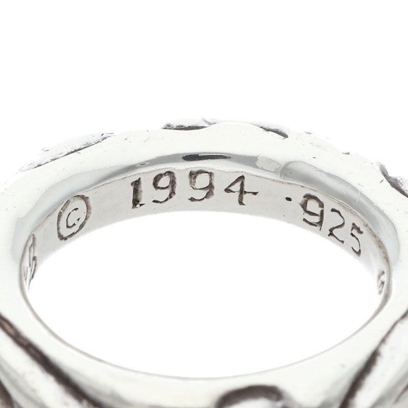 Chrome Hearts SCRL BAND Ring Silver (Silver 9.62g)