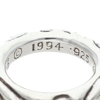 Chrome Hearts SCRL BAND Ring Silver (Silver 9.62g)