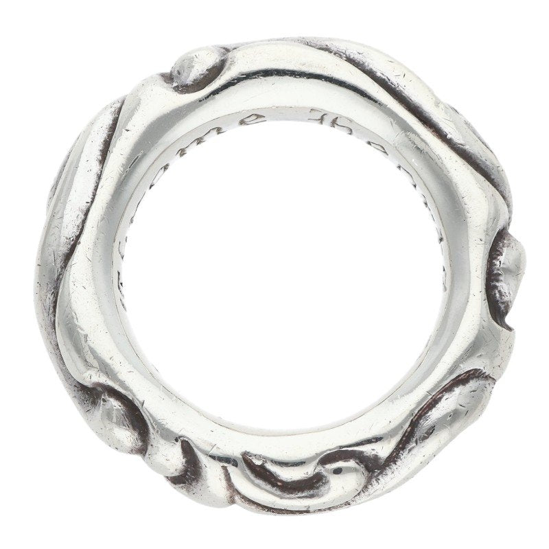 Chrome Hearts SCRL BAND Ring Silver (Silver 9.62g)