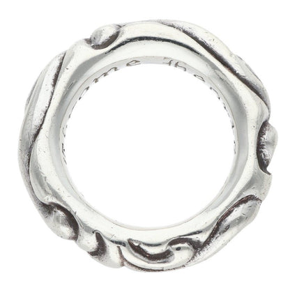 Chrome Hearts SCRL BAND Ring Silver (Silver 9.62g)