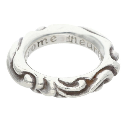 Chrome Hearts SCRL BAND Ring Silver (Silver 9.38g)