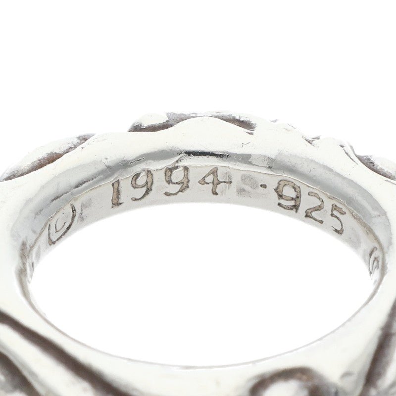 Chrome Hearts SCRL BAND Ring Silver (Silver 9.38g)