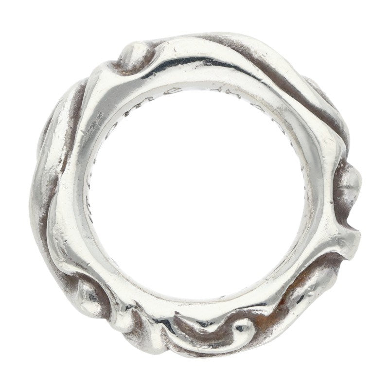 Chrome Hearts SCRL BAND Ring Silver (Silver 9.38g)