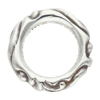 Chrome Hearts SCRL BAND Ring Silver (Silver 9.38g)