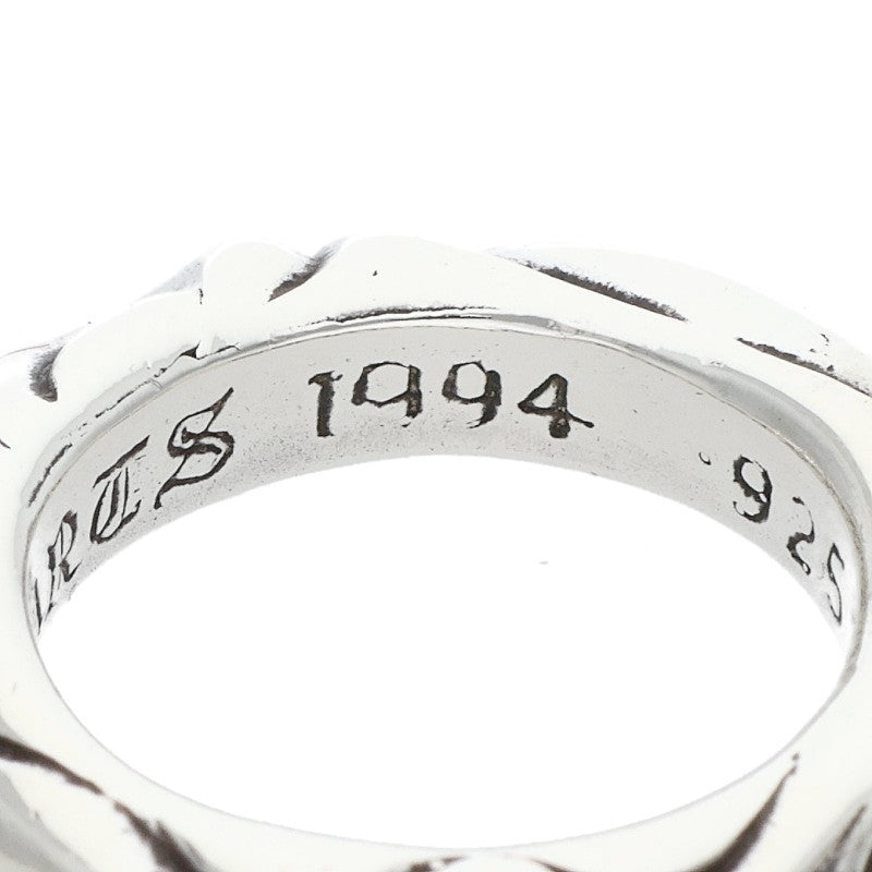 Chrome Hearts SCRL BAND Ring Silver (Silver 5.34g)