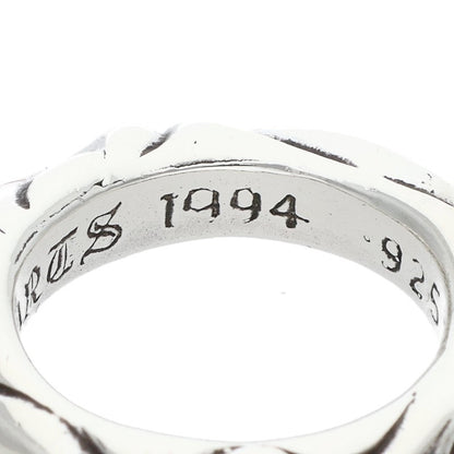 Chrome Hearts SCRL BAND Ring Silver (Silver 5.34g)