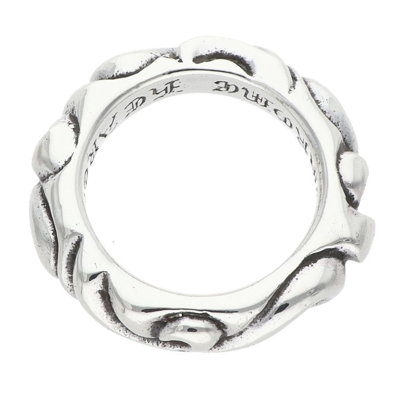 Chrome Hearts SCRL BAND Ring Silver (Silver 5.34g)