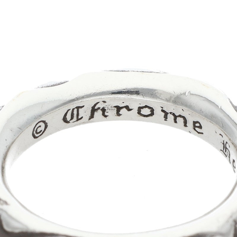 Chrome Hearts SCRL BAND Ring Silver (Silver 8.69g)