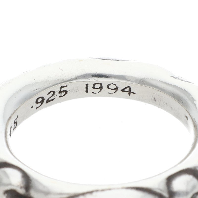 Chrome Hearts SCRL BAND Ring Silver (Silver 8.69g)