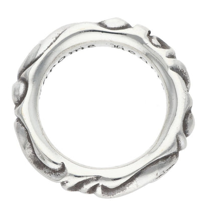 Chrome Hearts SCRL BAND Ring Silver (Silver 8.69g)