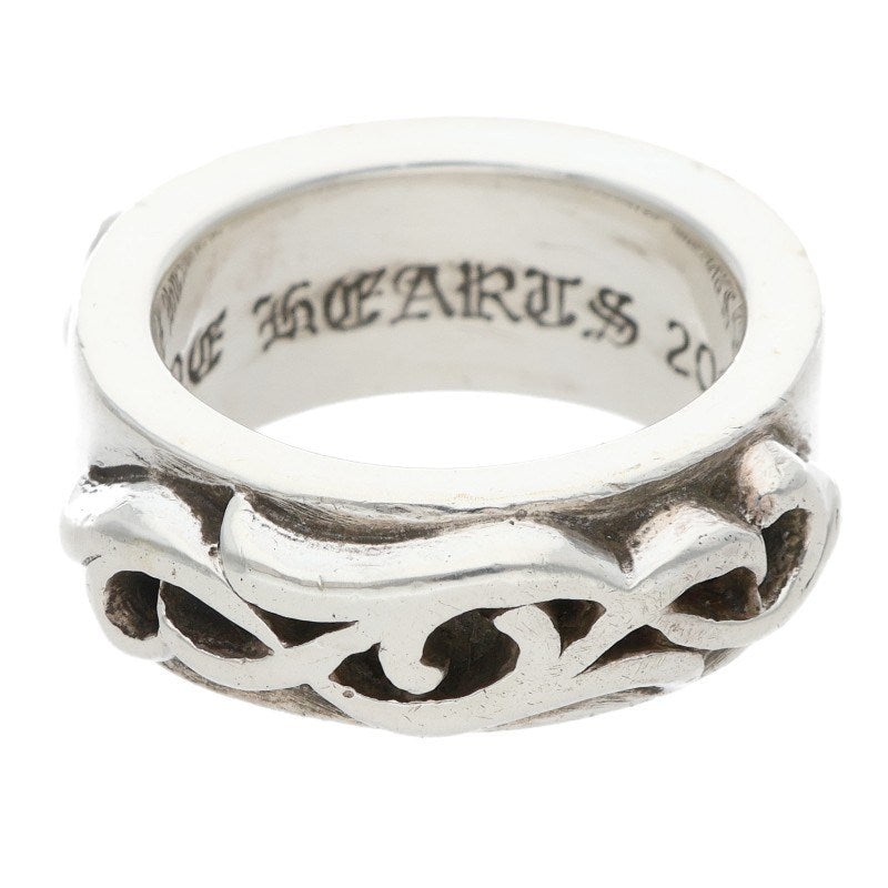 Chrome Hearts DBL NARROW VINE BAND Silver Ring Size US 5