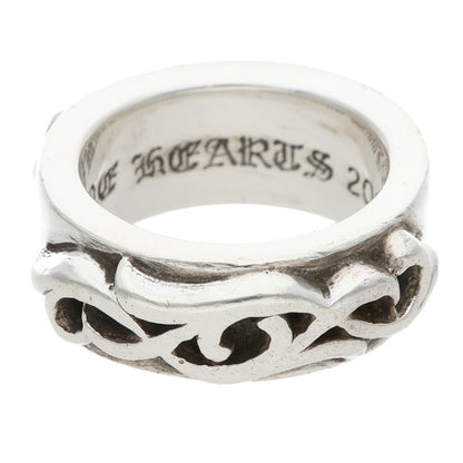 Chrome Hearts DBL NARROW VINE BAND Silver Ring Size US 5