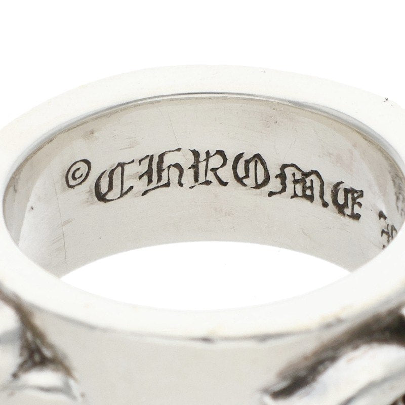 Chrome Hearts DBL NARROW VINE BAND Silver Ring Size US 5