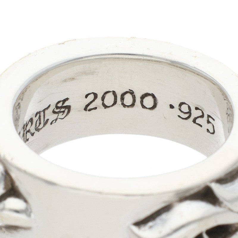 Chrome Hearts DBL NARROW VINE BAND Silver Ring Size US 5