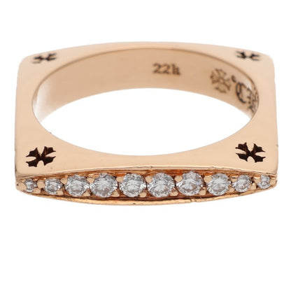 Chrome Hearts 22K SQUARE CIRCLE P D Pave Size ONE SIZE