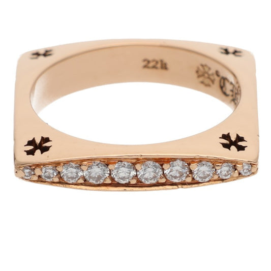 Chrome Hearts 22K SQUARE CIRCLE P D Pave Size ONE SIZE