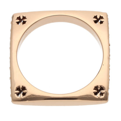 Chrome Hearts 22K SQUARE CIRCLE P D Pave Size ONE SIZE