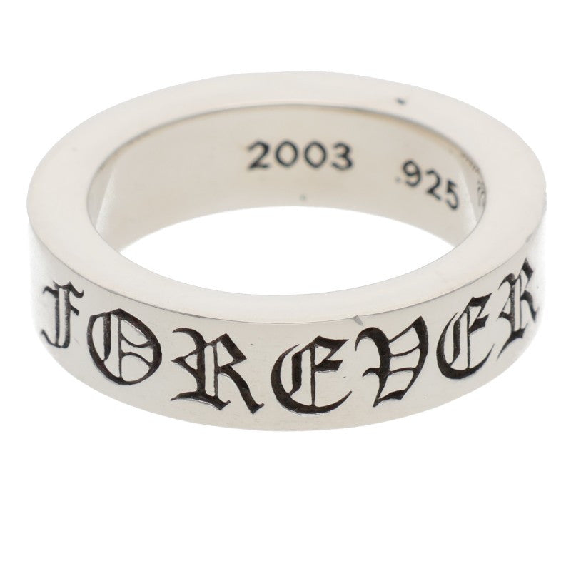 Chrome Hearts 6mm SPACER FOREVER Silver Ring Size ONE SIZE