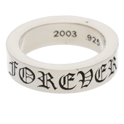 Chrome Hearts 6mm SPACER FOREVER Silver Ring Size ONE SIZE