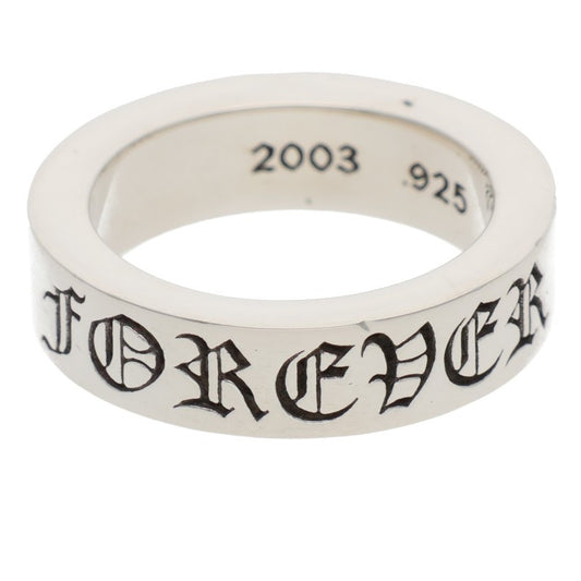 Chrome Hearts 6mm SPACER FOREVER Silver Ring Size ONE SIZE