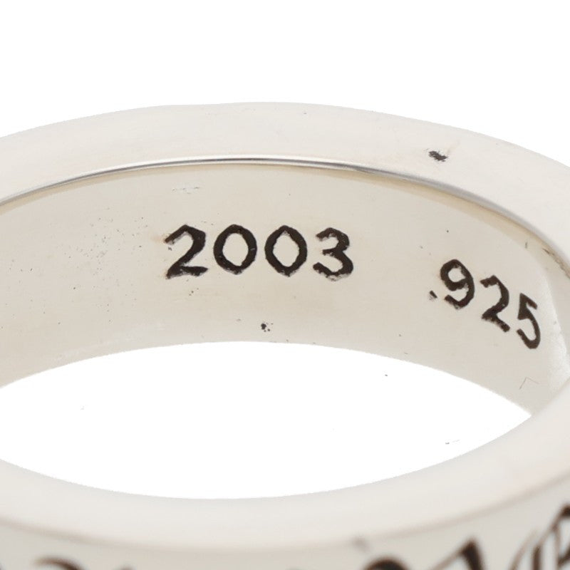 Chrome Hearts 6mm SPACER FOREVER Silver Ring Size ONE SIZE