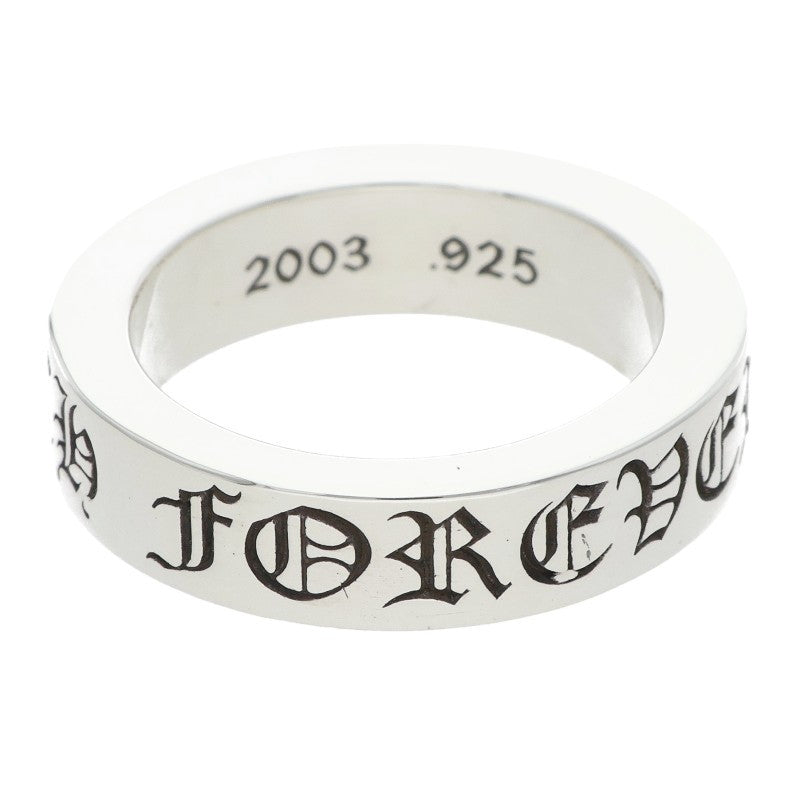 Chrome Hearts 6mm SPACER FOREVER Silver Ring Size ONE SIZE