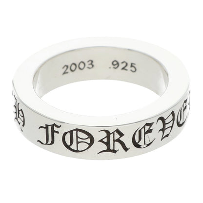 Chrome Hearts 6mm SPACER FOREVER Silver Ring Size ONE SIZE