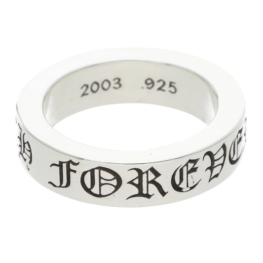 Chrome Hearts 6mm SPACER FOREVER Silver Ring Size ONE SIZE