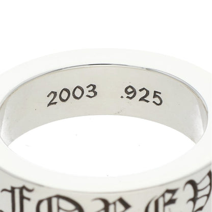 Chrome Hearts 6mm SPACER FOREVER Silver Ring Size ONE SIZE