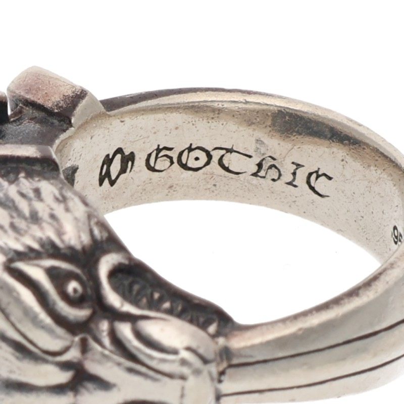 GOTHIC YOHJI YAMAMOTO Wolf Dagger Ring Silver Size 10.5 (Silver 15.67g)