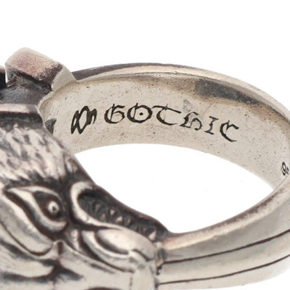 GOTHIC YOHJI YAMAMOTO Wolf Dagger Ring Silver Size 10.5 (Silver 15.67g)