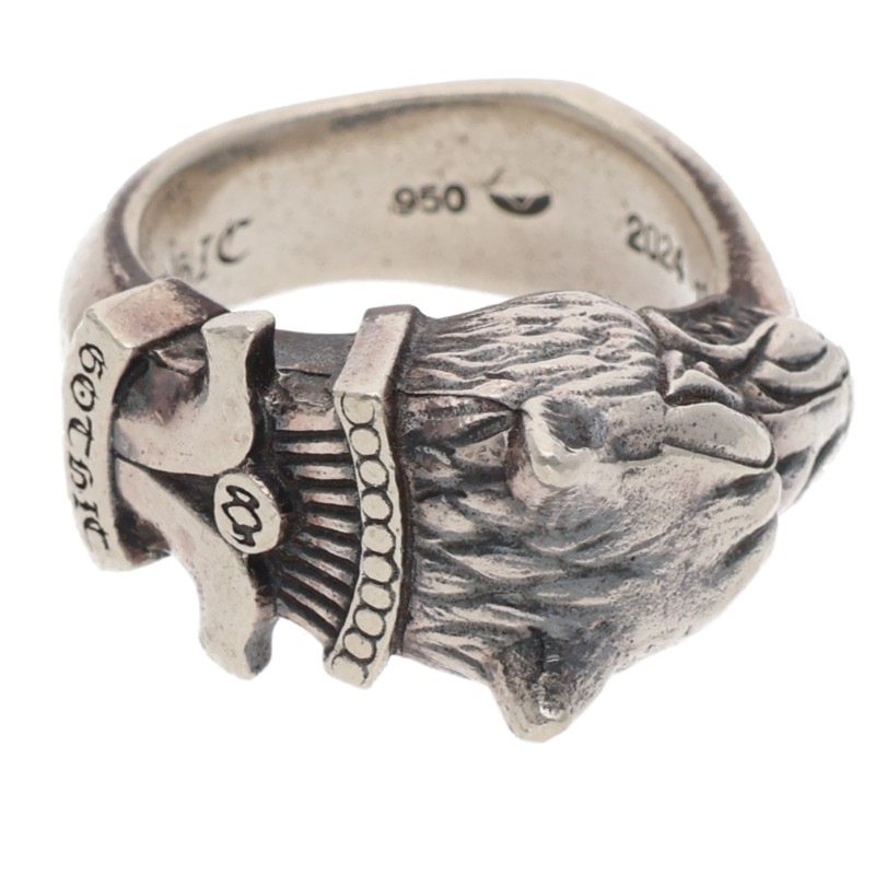 GOTHIC YOHJI YAMAMOTO Wolf Dagger Ring Silver Size 10.5 (Silver 15.67g)