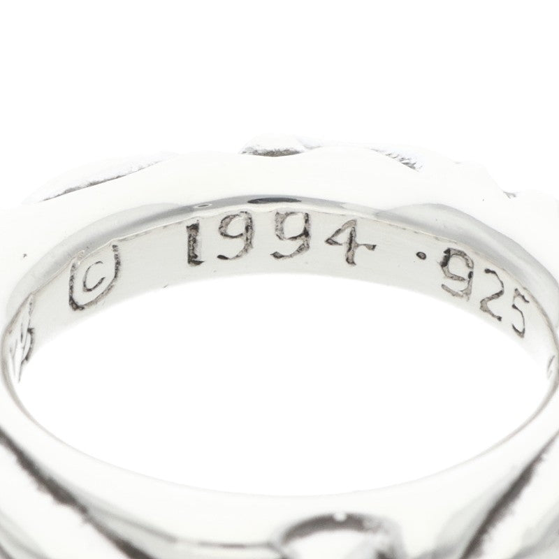 Chrome Hearts SCRL BAND Silver Ring Size ONE SIZE