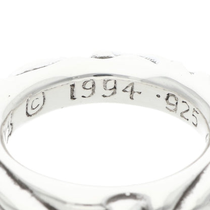 Chrome Hearts SCRL BAND Silver Ring Size ONE SIZE