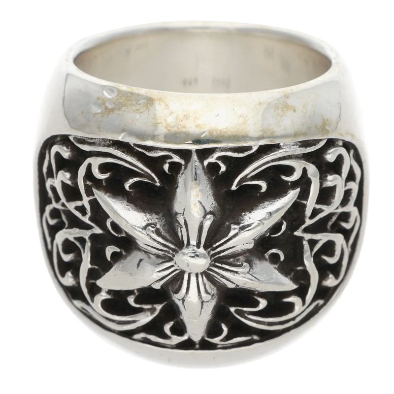 Chrome Hearts CLSSC OVAL STAR 925 Silver Ring Size ONE SIZE
